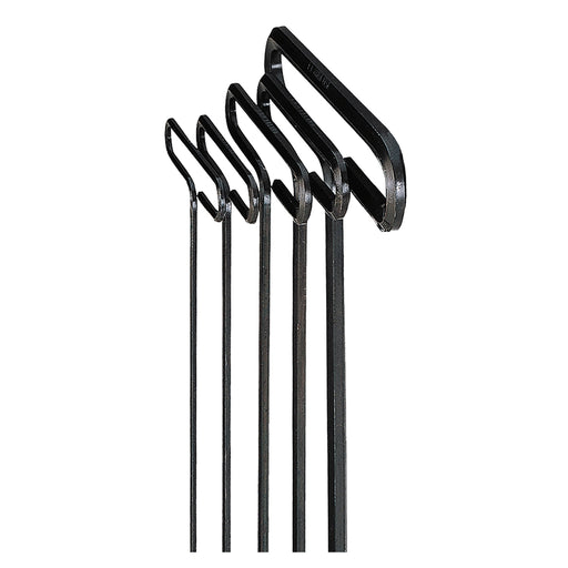HEX KEY SET 5 PC T-HANDLE 6IN. METRIC 2.5-6MM