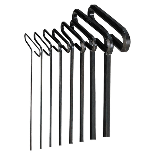 HEX KEY SET 8 PC T-HANDLE 6IN. METRIC 2-10MM