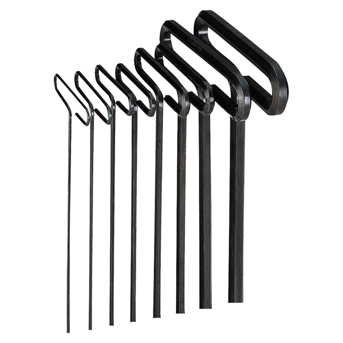 HEX KEY SET 8 PC T-HANDLE 6IN. METRIC 2-10MM
