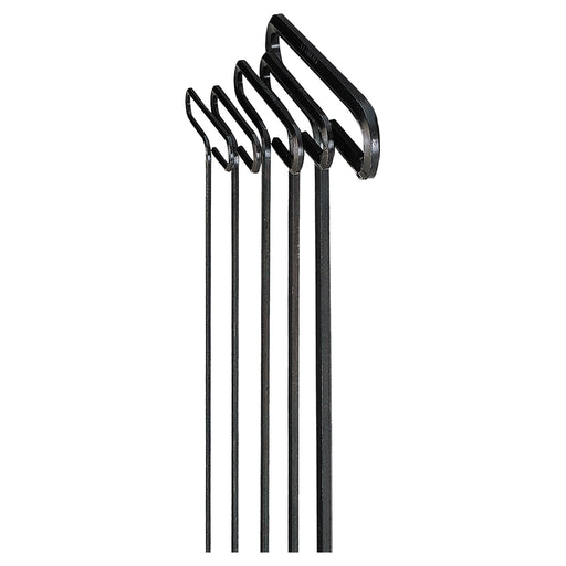 HEX KEY SET 5 PC T-HANDLE 9IN. METRIC 2.5-6MM