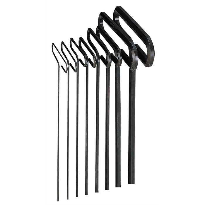 HEX KEY SET 8 PC T-HANDLE 9IN. METRIC 2-10MM