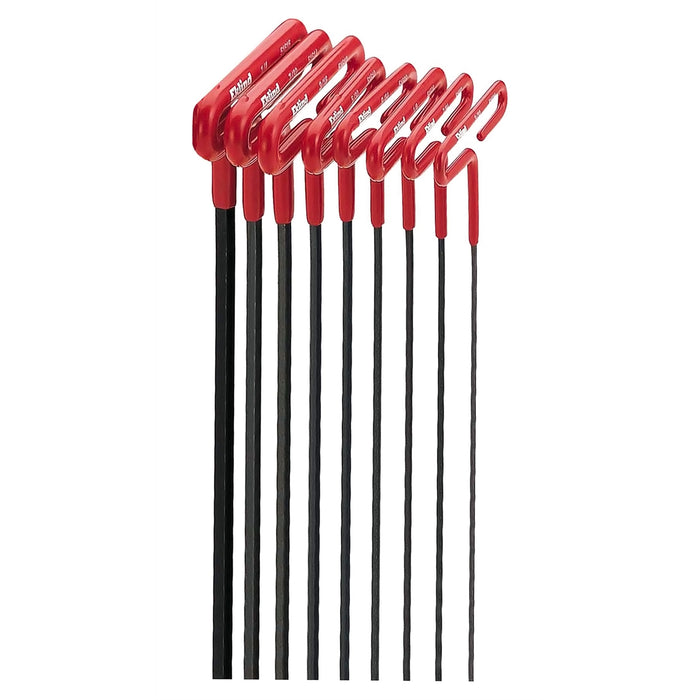 HEX KEY SET 8 PC T-HANDLE 9IN. SAE 3/32-1/4IN.CUSH
