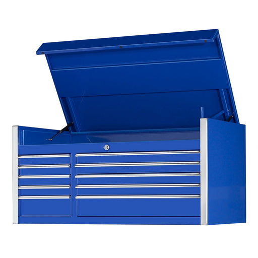 55 in. 10-Drawer Professional Tool Chest, Blue