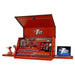 41 in. Deluxe Portable Workstation, Textured Red