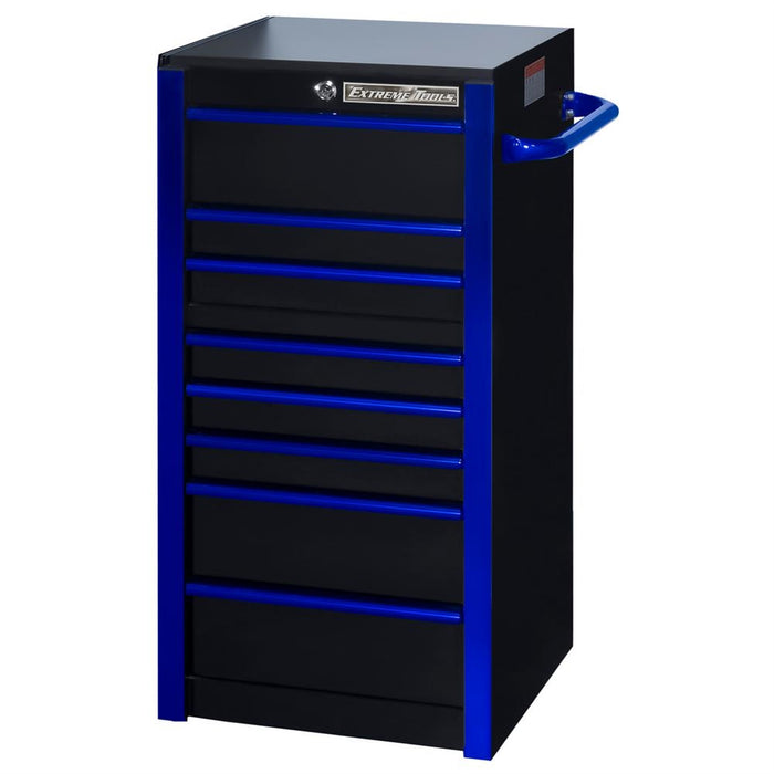 Extreme Tools 7 Drawer Box Black with Blue Trim