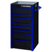 Extreme Tools 7 Drawer Box Black with Blue Trim