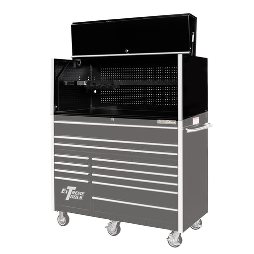 Extreme Tools 55 in. x 25 in. Pro Hutch, Black