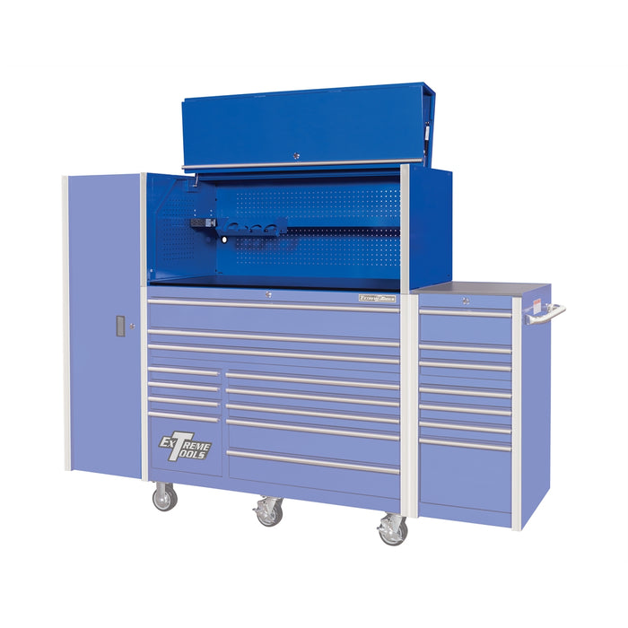 Extreme Tools 55 in. x 25 in. Pro Hutch, Blue