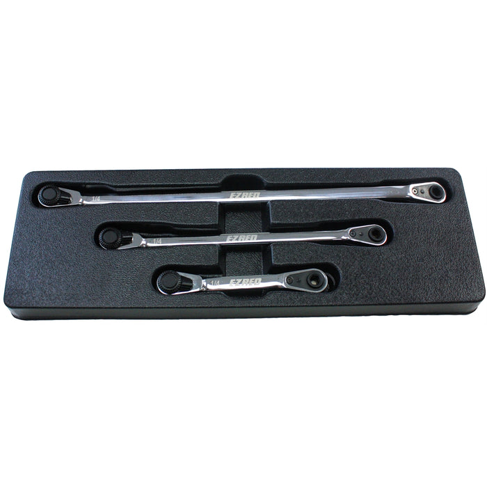 3PC 1/4 Stick Set -Combination Drive-Fixed Head