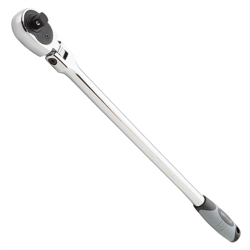 Xtra long 1/4 inch flex head ratchet