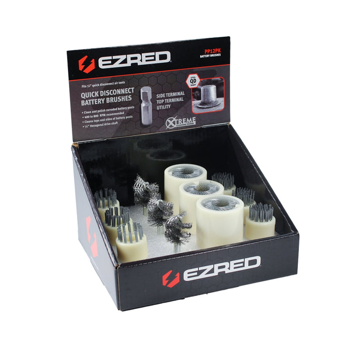 BATTERY BRUSH KIT 12PC