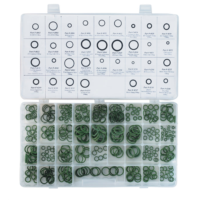 DELUXE O-RING KIT 34 SIZES DOMESTIC 350 PCS