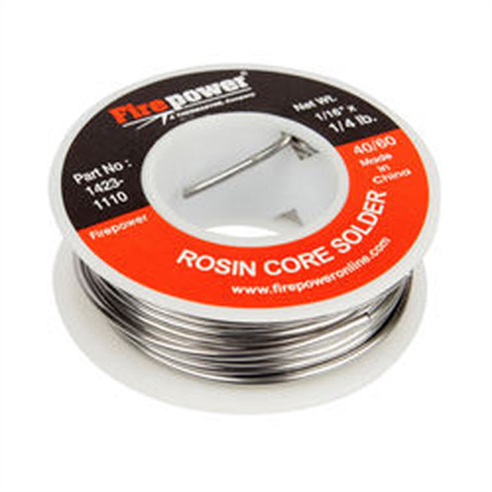 SOLDER, ROSIN FLUX CORE, 40/60 1/16"