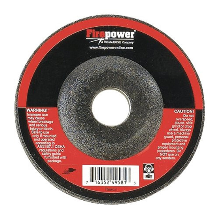 GRINDING WHEEL, T-27, 4-1/2"X1/14"X5'8-11