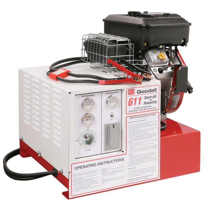 Start-All 700amp 12v 2000w 120v AC Generator