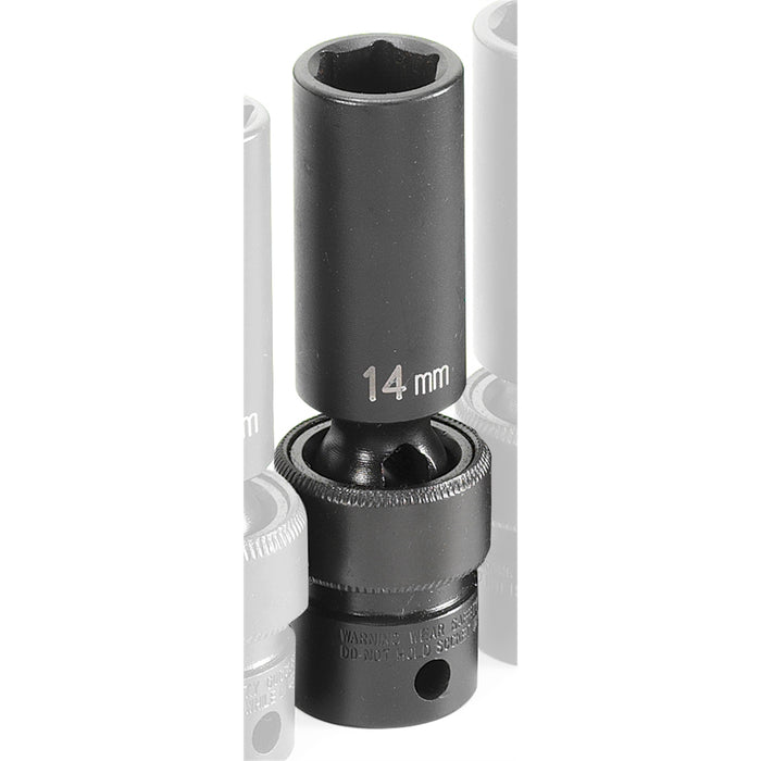 SOC 14MM 3/8D IMP UNIV 6PT DP