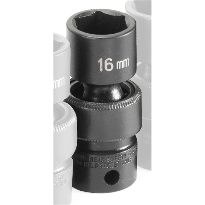 SOC 16MM 3/8D IMP UNIV 6PT