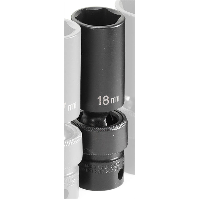 3/8" DRIVE X 18MM DEEP UNIVERSAL