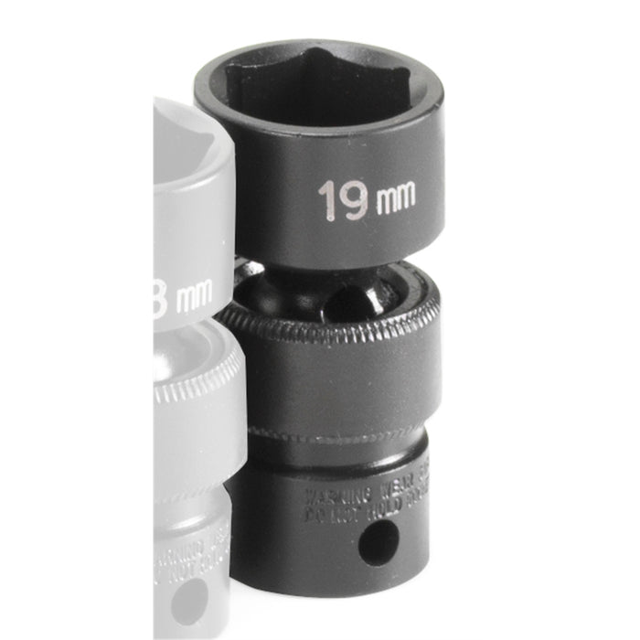 SOC 19MM 3/8D IMP UNIV 6PT