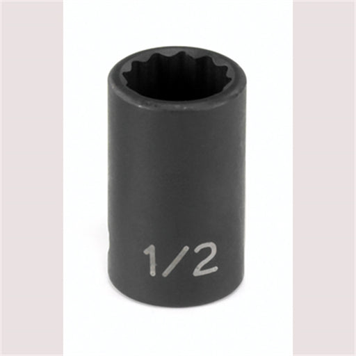 SOC 1/2 3/8D IMP 12PT BLK