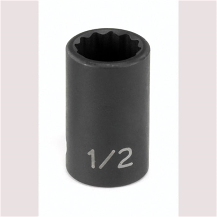 SOC 1/2 3/8D IMP 12PT BLK