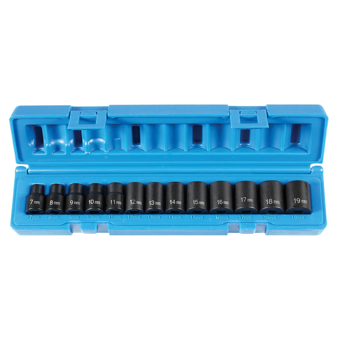3/8"DR 13PC 12PT METRIC