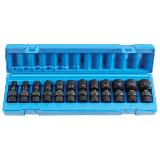 3/8" Dr. 12 Pc. Semi Deep SAE Universal Set