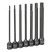 3/8" DR 7 PC 6" LENGTH METRIC HEX DRIVER SET