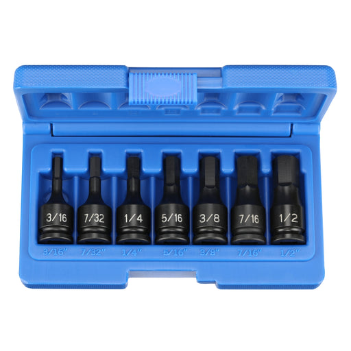 3/8" DR 7PC HEX DRVR SET