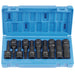 10PC 1/2" DR HEX DRIVER SET