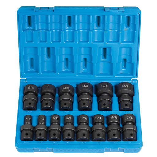 1/2"DR 12PT SAE UNIVERSAL SET