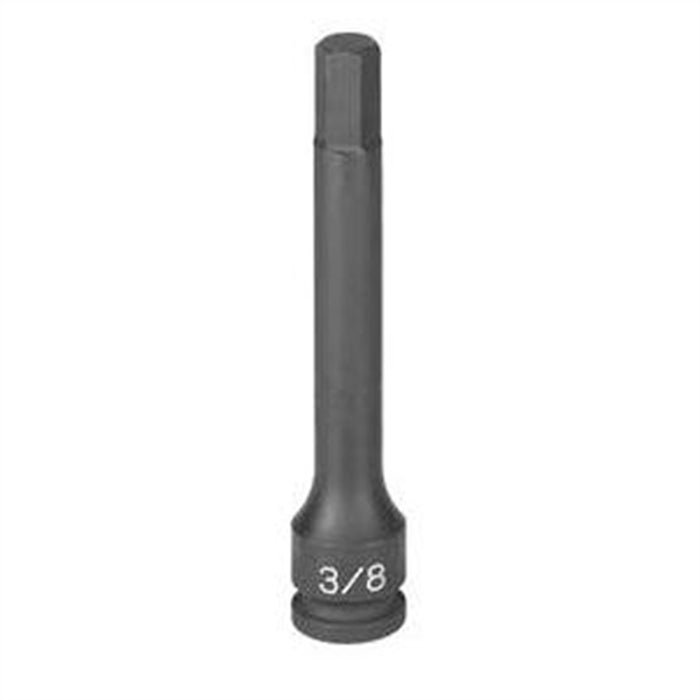 SOC 5MM 3/8D IMP HEX LG MALE BLK