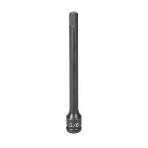 SOC 1/2 3/8D IMP HEX XL MALE BLK
