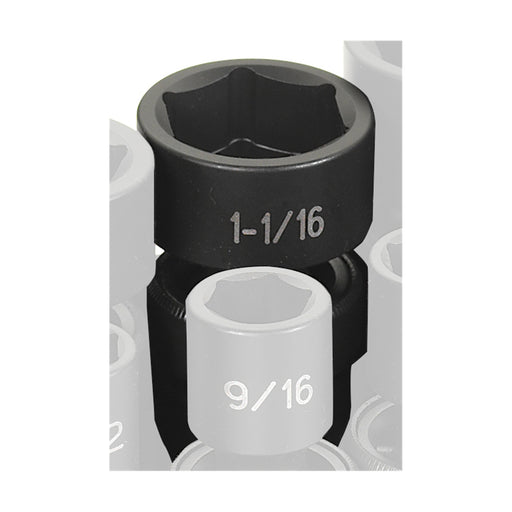 SOC 1-1/16 1/2D IMP UNIV 6PT