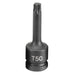 SOC T50 1/2D IMP INT TRX LG MALE BLK