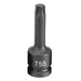 SOC T55 1/2D IMP INT TRX LG MALE BLK