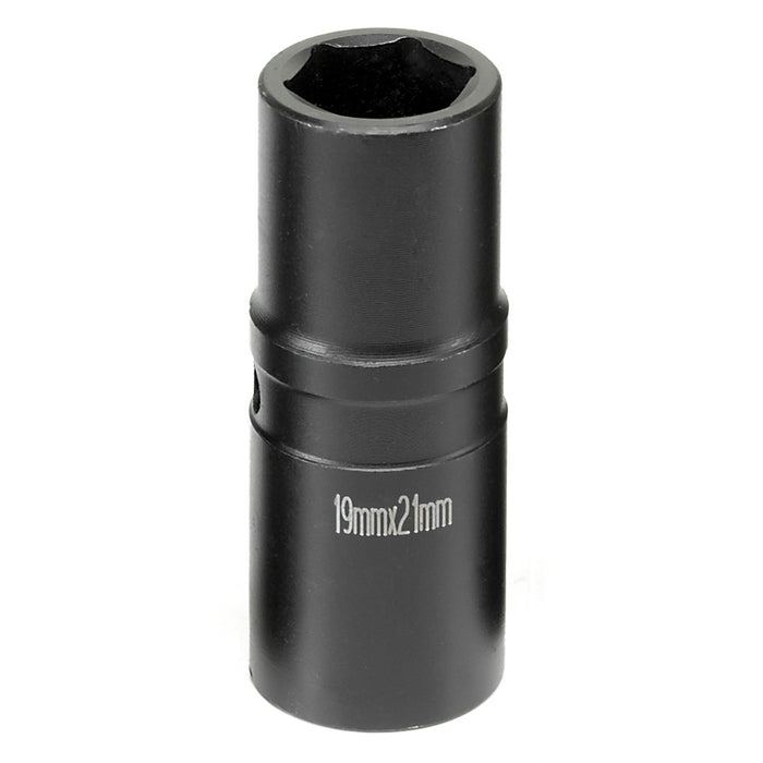 SOC 19MM X 21MM 1/2D FLP IMP HEX XTW BLK