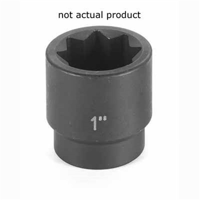 SOC 9/16 1/2D IMP 8PT BLK