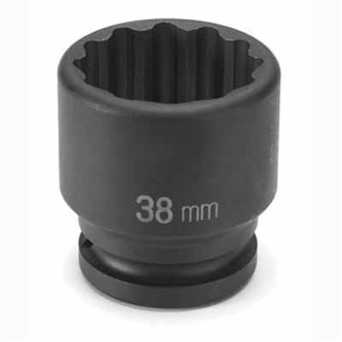 SOC 36MM 3/4D IMP 12PT BLK
