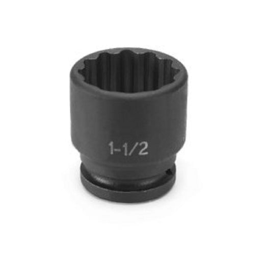 SOC 1-1/2 3/4D IMP 12PT BLK