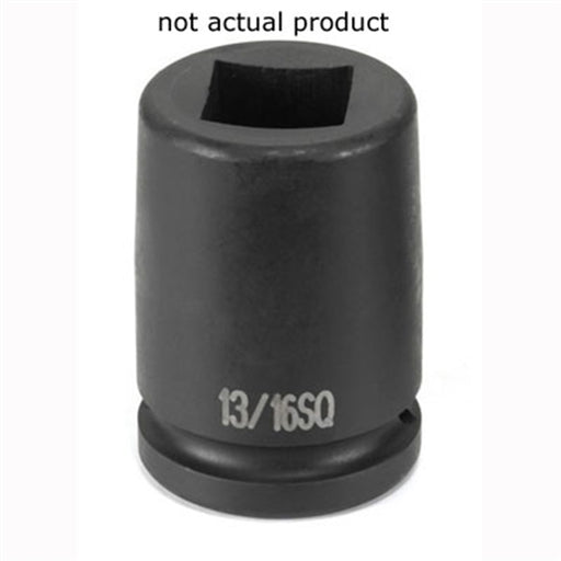 SOC 17MM 3/4D IMP SQ 4PT BLK