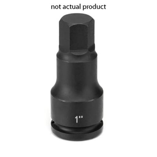 SOC 17MM 3/4D IMP HEX 6PT MALE BLK