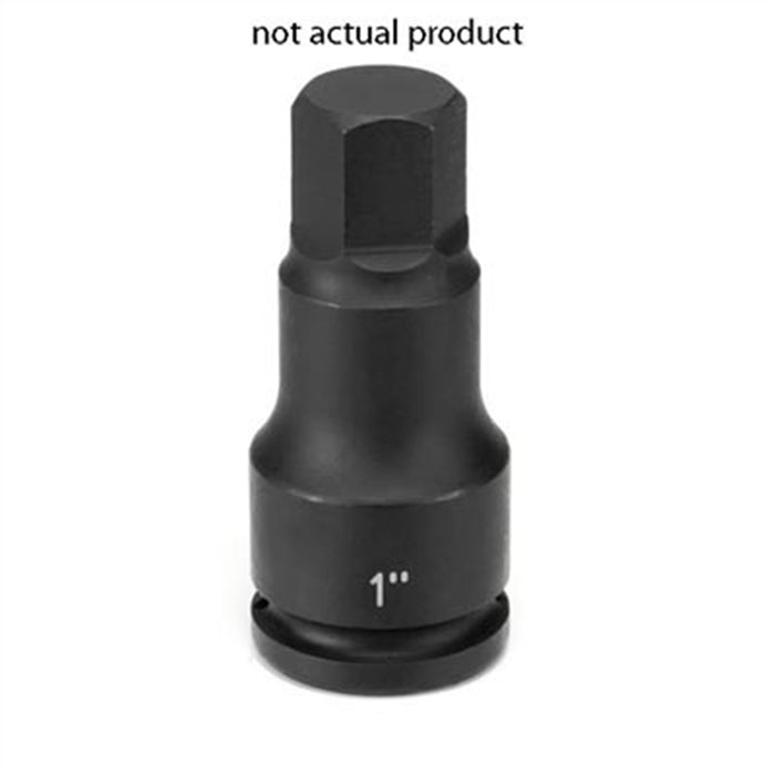 SOC 17MM 3/4D IMP HEX 6PT MALE BLK