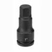 SOC 27MM 3/4D IMP HEX MALE BLK