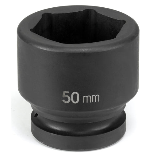 SOC 50MM 1"D IMP 6PT BLK