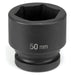SOC 50MM 1"D IMP 6PT BLK
