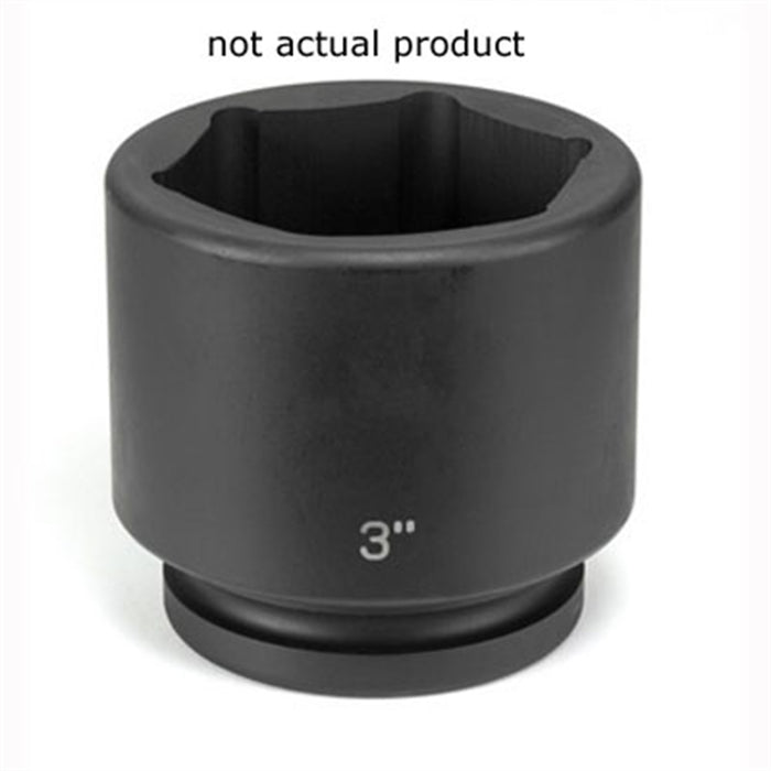 SOC 1-11/16 1"D IMP 6PT BLK