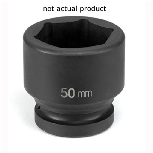 SOC 60MM 1"D IMP 6PT BLK