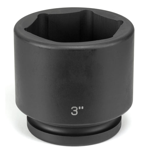 SOC 3" 1"D IMP 6PT BLK