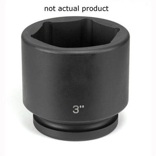 SOC 3-5/8 1"D IMP 6PT BLK